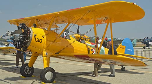 Stearman VN2S-3 Kaydet N66290, April 29, 2016